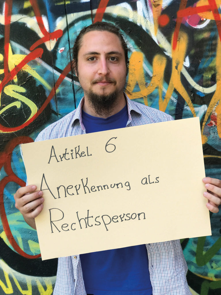 Artikel 6 - Anerkennung als Rechtsperson